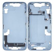 Vidurinis korpusas iPhone 14 mėlynas su šoniniais mygtukais originalus (naudotas Grade A)