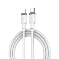 USB laidas XO (NB208B) USB-C į USB-C (60W) 1m baltas