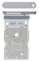 SIM kortelės laikiklis Samsung S931 S25/S936 S25 Dual Silver Shadow originalus (service pack)