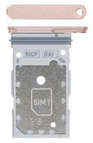 SIM kortelės laikiklis Samsung S931 S25/S936 S25 Plus Pink Gold originalus (service pack)