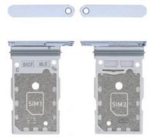 SIM kortelės laikiklis Samsung S931 S25/S936 S25 Plus Icy blue originalus (service pack)