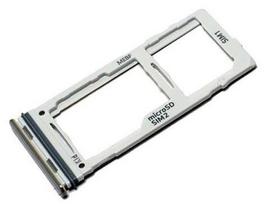 SIM kortelės laikiklis Samsung M526 M52 5G baltas originalus (service pack)