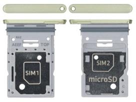 SIM kortelės laikiklis Samsung A556 A55 5G Awesome Lemon originalus (service pack)