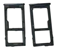 SIM kortelės laikiklis Samsung A426 A42 5G juodas originalus (service pack)