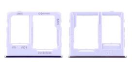 SIM kortelės laikiklis Samsung A326 A32 5G 2021 violetinis originalus (service pack)