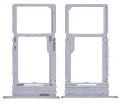 SIM kortelės laikiklis Samsung A166 A16 5G šviesiai pilkas originalus (service pack)