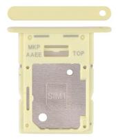 SIM kortelės laikiklis Samsung A156 A15 5G geltonas originalus (service pack)