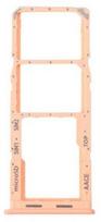 SIM kortelės laikiklis Samsung A13 A135/A137 Peach originalus (service pack)