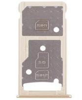 SIM kortelės laikiklis Huawei Honor 5C/Honor 7 Lite auksinis originalus (service pack)