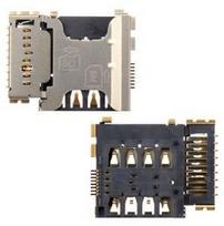 SIM ir MicroSD kortelės kontaktas Samsung i8260 Core/i8262 Core Duos/G350 Core Plus originalus