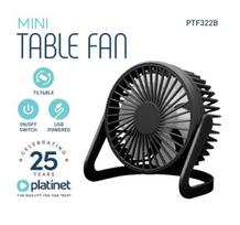Platinet stalinis ventiliatorius (15cm x 15cm x 12cm) juodas