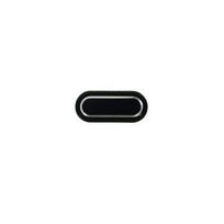 HOME mygtukas Samsung A500 A5 juodas ORG