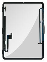 Jutiklinis ekranas iPad Pro 11 2018 (1st gen)/Pro 11 2020 (2nd gen) juodas ORG