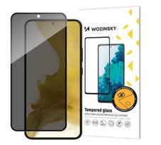 Grūdintas stiklas Wozinsky Privacy 5D Full Glue Apple iPhone 15 Pro tinkamas dėklui Anti Spy