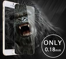 Grūdintas stiklas Gorilla 0.18mm Apple iPhone 7/8 baltas bulk