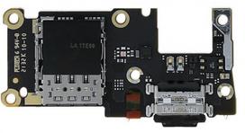 Flex Xiaomi 11T Pro su įkrovimo jungtimi ir mikrofonu, SIM kortelės kontaktu originalus (service pack)