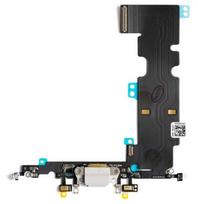 Flex iPhone 8 Plus įkrovimo jungtis su mikrofonu sidabrinis ORG