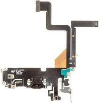 Lankstus kabelis iPhone 14 Pro įkrovimo jungtis su mikrofonu Space Black originalus (naudotas Grade A)