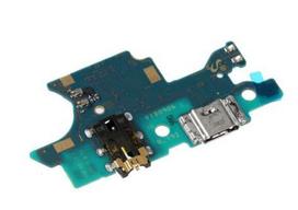 Flex Samsung A750 A7 2018 jungtimi, mikrofonu, ausinių jungtimi originalus (service pack)