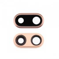 iPhone 8 Plus kameros lęšis su rėmeliu auksinis ORG