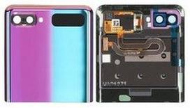 Galinis viršutinis dangtelis Samsung Galaxy Z Flip F700 violetinis originalus (naudotas Grade A)