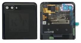 Galinis viršutinis dangtelis Samsung Galaxy Z Flip F700 juodas originalus (naudotas Grade B)