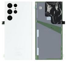 Galinis dangtelis Samsung S908 S22 Ultra baltas originalus (service pack)