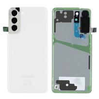 Galinis dangtelis Samsung G991 S21 5G Phantom White originalus (naudotas, Grade B)