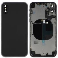 Baterijos dangtelis iPhone X Space Gray pilnas (naudotas Grade C)