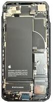 Baterijos dangtelis iPhone SE 2022 juodas pilnas su flex ir baterija originalus (naudotas Grade B)