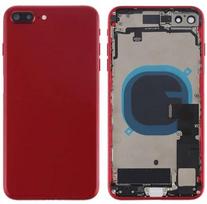 Baterijos dangtelis iPhone 8 Plus raudonas pilnas su flex originalus (naudotas Grade C)