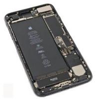 Baterijos dangtelis iPhone 7 Plus Jet Black pilnas su flex originalus (naudotas Grade C)