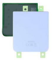 Apatinis galinis dangtelis Samsung F721 Z Flip4 5G mėlynas (naudotas Grade A)