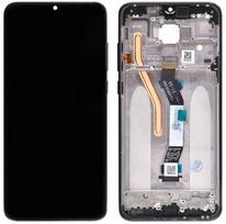 LCD ekranas Xiaomi Redmi Note 8 Pro su lietimui jautriu ekranu su rėmu pilkas ORG