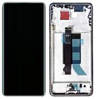 LCD ekranas Xiaomi Redmi Note 14 Pro 5G su lietimui jautriu ekranu su rėmu Midnight Black originalus (service pack)