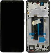 LCD ekranas Xiaomi Redmi Note 13 Pro+ 5G su lietimui jautriu ekranu su rėmu Midnight Black originalus (service pack)