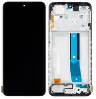 LCD ekranas Xiaomi Redmi Note 12S su jutikliniu ekranu su rėmeliu Onyx Black originalus (aptarnavimo pakuotė)