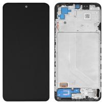 LCD ekranas Xiaomi Redmi Note 10/Redmi Note 10S/Poco M5s su jutikliniu ekranu su rėmeliu juodas OLED ORG