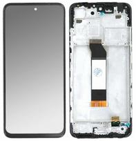LCD ekranas Xiaomi Redmi Note 10 5G/Redmi Note 10T 5G/Poco M3 Pro 5G su jutikliniu ekranu ir rėmeliu juodas ORG