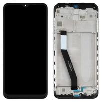 LCD ekranas Xiaomi Redmi 9 su jutikliniu ekranu su rėmeliu juodas ORG