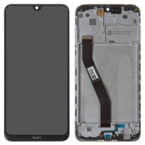 LCD ekranas Xiaomi Redmi 8/8A su jutikliniu ekranu ir rėmeliu juodas originalus (aptarnavimo pakuotė)