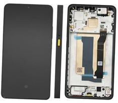 LCD ekranas Xiaomi Poco X7 Pro 5G su jutikliniu ekranu su rėmeliu geltonas originalus (aptarnavimo pakuotė)