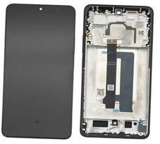 LCD ekranas Xiaomi Poco X6 Pro 5G su jutikliniu ekranu su rėmeliu juodas originalus (service pack)