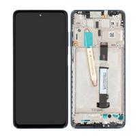 LCD ekranas Xiaomi Poco X3 Pro/X3/X3 NFC su jutikliniu ekranu su rėmeliu Frost Blue ORG