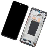 LCD ekranas Xiaomi 12T/12T Pro su jutikliniu ekranu su rėmeliu juodas ORG