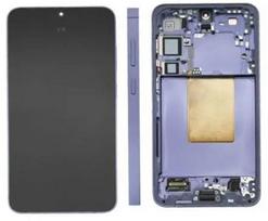 LCD ekranas Samsung S926 S24 Plus su lietimo ekranu ir rėmeliu Violet originalus (naudotas Grade B)