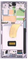 LCD ekranas Samsung S918 S23 Ultra 5G su jutikliniu ekranu ir rėmeliu Lavender originalus (service pack)