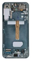 LCD ekranas Samsung S906 S22 Plus su jutikliniu ekranu ir rėmeliu žalias originalus (service pack)