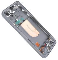 LCD ekranas Samsung S711 S23 FE 5G su lietimo ekranu ir rėmeliu Graphite originalus (surinktas paslaugų paketas)