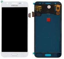 LCD ekranas Samsung J500 J5 su lietimo ekranu baltas originalus (paslaugų paketas)